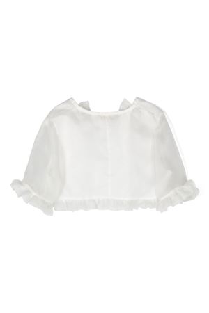 Ruffle-detail silk jacket LA STUPENDERIA KIDS | CJGH94O11.